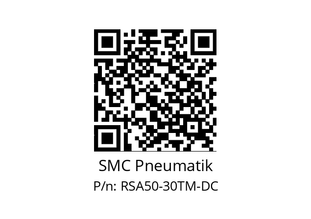   SMC Pneumatik RSA50-30TM-DC