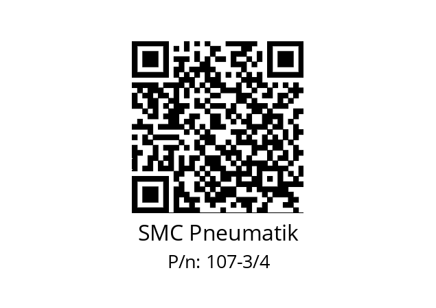   SMC Pneumatik 107-3/4