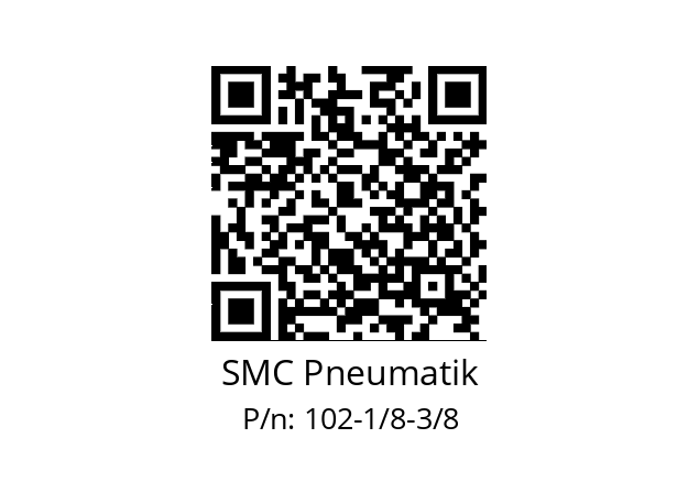   SMC Pneumatik 102-1/8-3/8