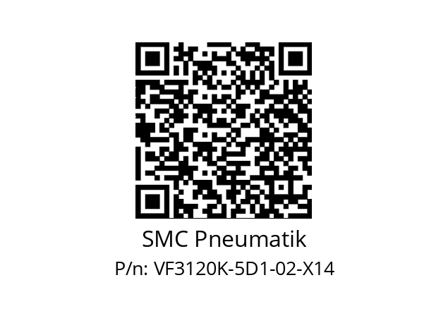   SMC Pneumatik VF3120K-5D1-02-X14