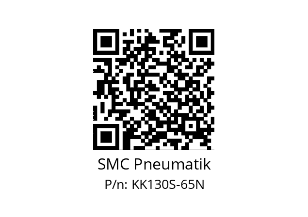   SMC Pneumatik KK130S-65N