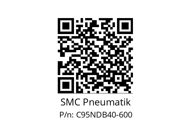   SMC Pneumatik C95NDB40-600