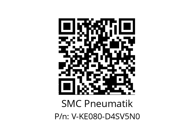   SMC Pneumatik V-KE080-D4SV5N0