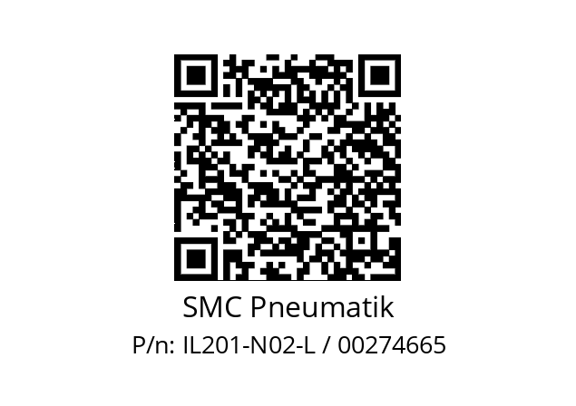   SMC Pneumatik IL201-N02-L / 00274665