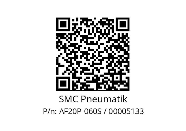   SMC Pneumatik AF20P-060S / 00005133