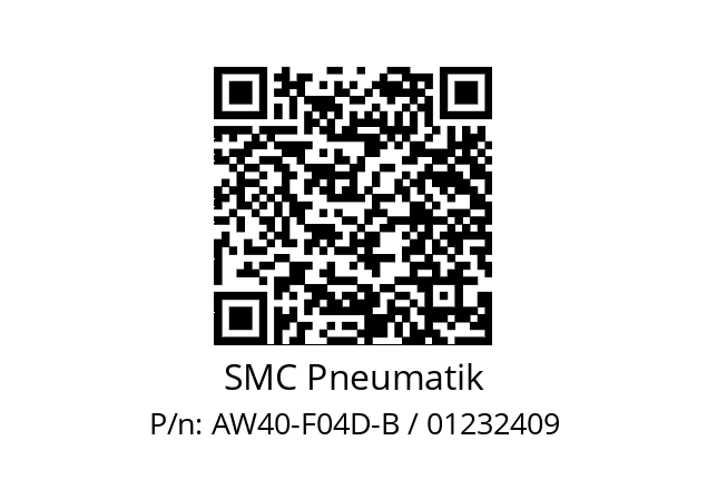   SMC Pneumatik AW40-F04D-B / 01232409