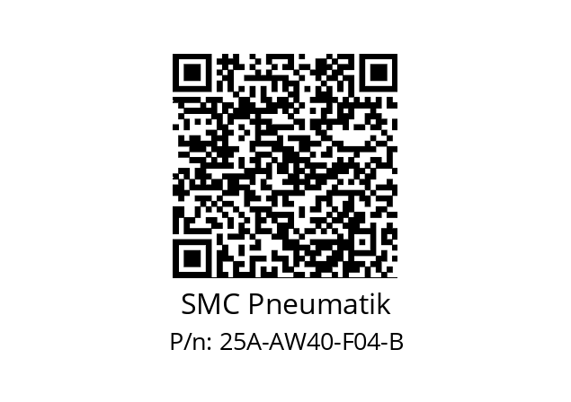   SMC Pneumatik 25A-AW40-F04-B