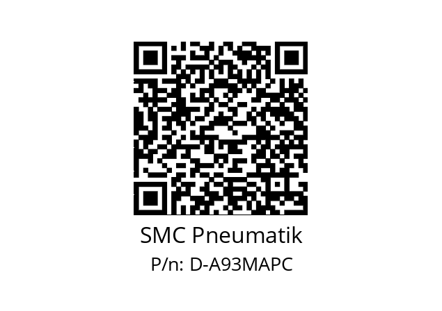  D-A93MAPC SIGNALGEBER SMC Pneumatik D-A93MAPC