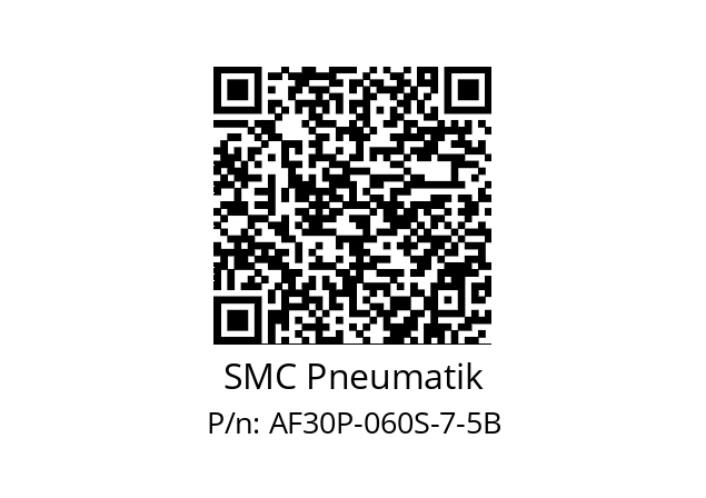   SMC Pneumatik AF30P-060S-7-5B