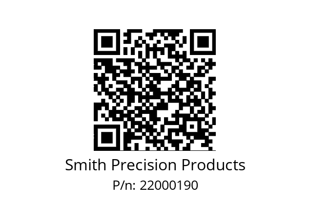   Smith Precision Products 22000190