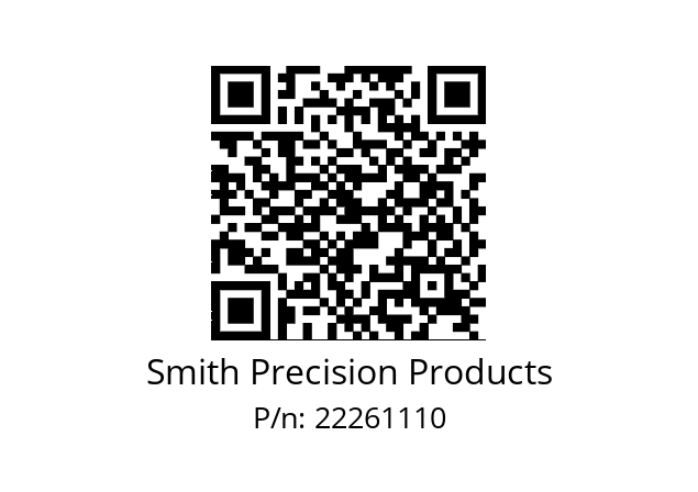   Smith Precision Products 22261110