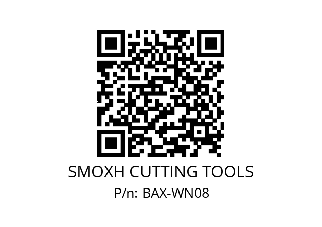   SMOXH CUTTING TOOLS BAX-WN08