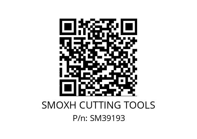   SMOXH CUTTING TOOLS SM39193