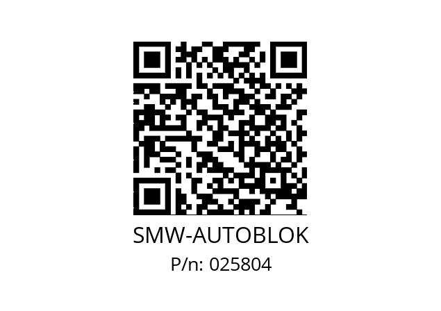   SMW-AUTOBLOK 025804