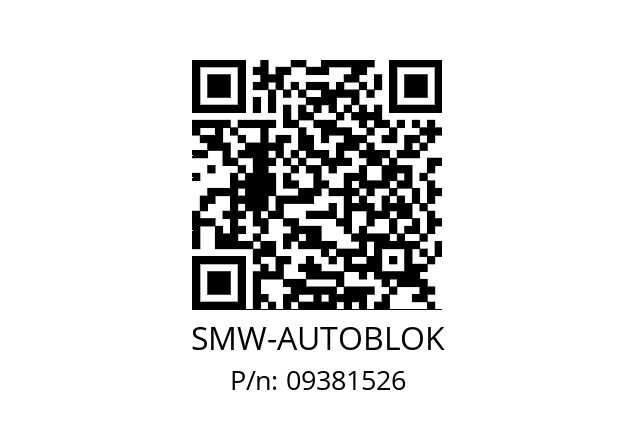   SMW-AUTOBLOK 09381526