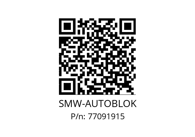   SMW-AUTOBLOK 77091915