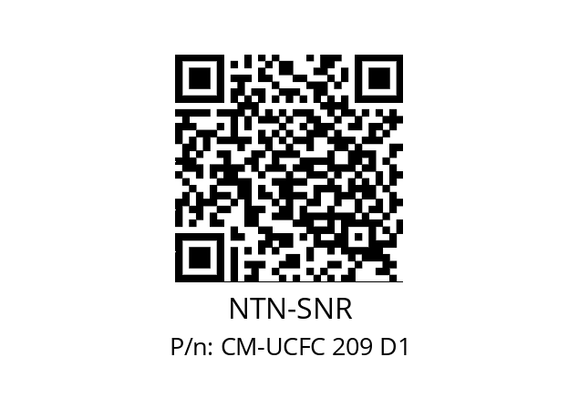   NTN-SNR CM-UCFC 209 D1