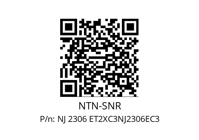   NTN-SNR NJ 2306 ET2XC3NJ2306EC3