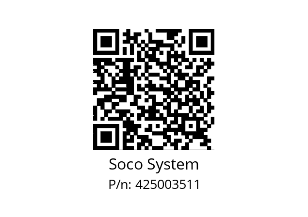   Soco System 425003511