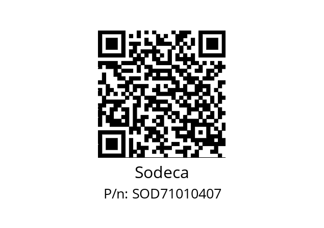   Sodeca SOD71010407