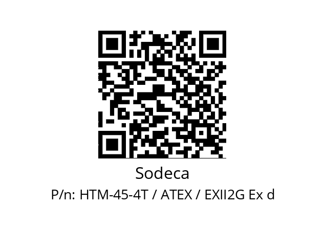   Sodeca HTM-45-4T / ATEX / EXII2G Ex d