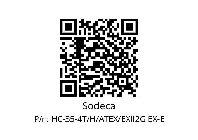   Sodeca HC-35-4T/H/ATEX/EXII2G EX-E