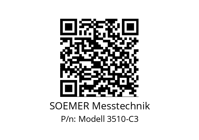   SOEMER Messtechnik Modell 3510-C3