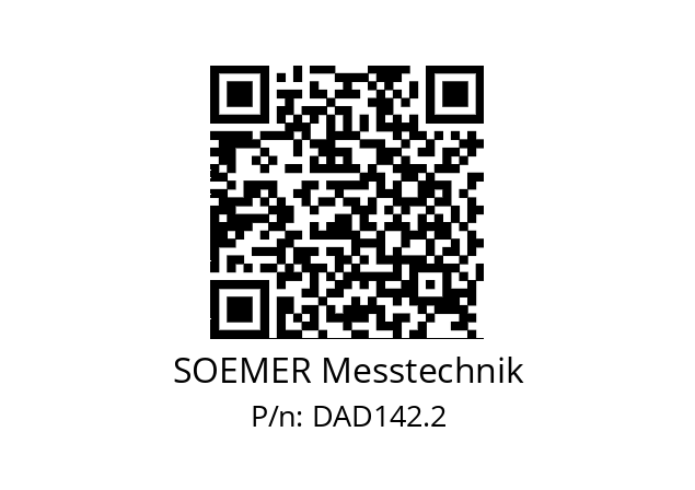   SOEMER Messtechnik DAD142.2