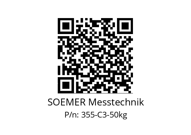   SOEMER Messtechnik 355-C3-50kg