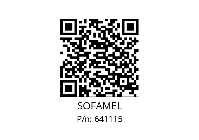   SOFAMEL 641115