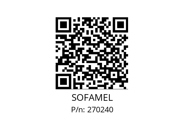   SOFAMEL 270240