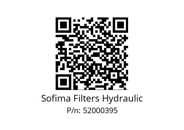   Sofima Filters Hydraulic 52000395