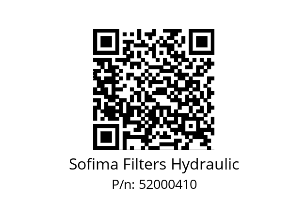   Sofima Filters Hydraulic 52000410