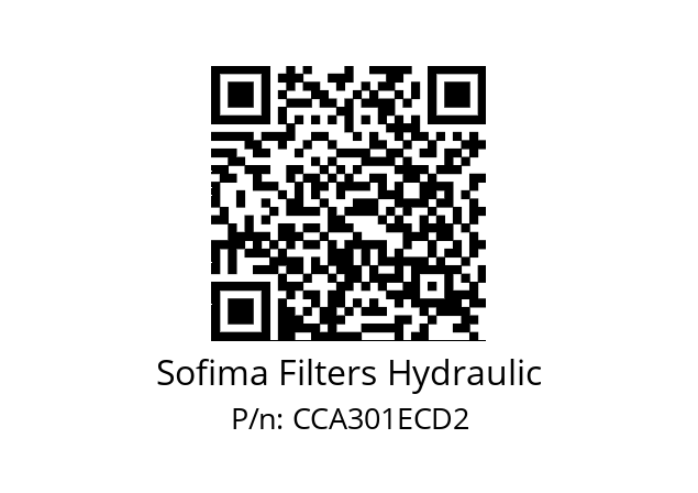   Sofima Filters Hydraulic CCA301ECD2