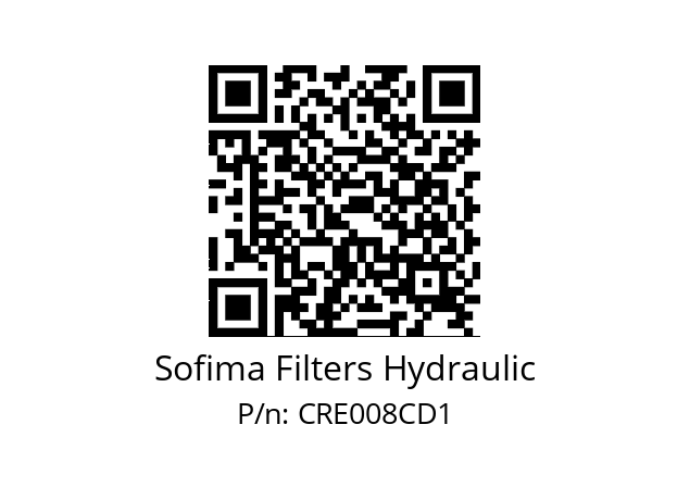   Sofima Filters Hydraulic CRE008CD1