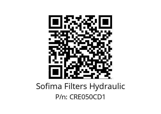   Sofima Filters Hydraulic CRE050CD1