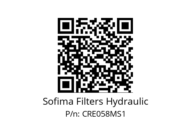   Sofima Filters Hydraulic CRE058MS1