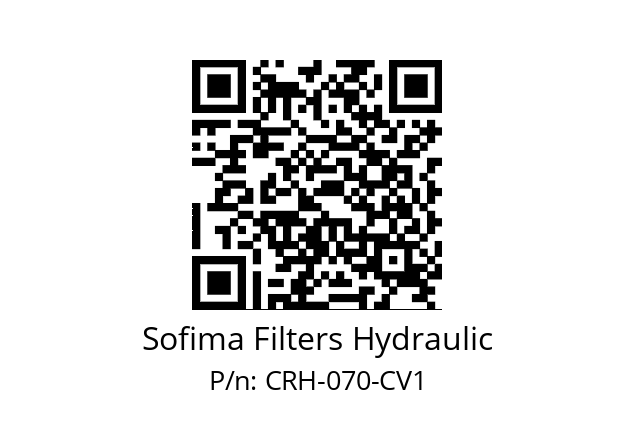   Sofima Filters Hydraulic CRH-070-CV1