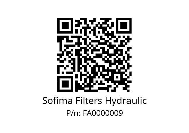   Sofima Filters Hydraulic FA0000009