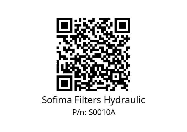   Sofima Filters Hydraulic S0010A