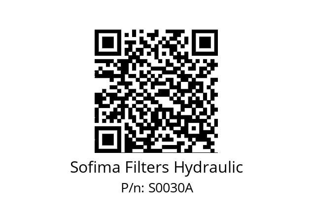   Sofima Filters Hydraulic S0030A