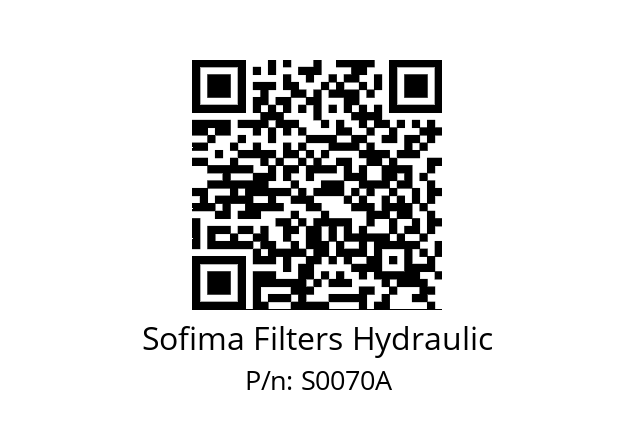   Sofima Filters Hydraulic S0070A