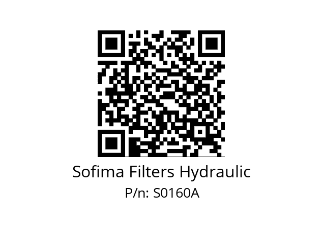   Sofima Filters Hydraulic S0160A