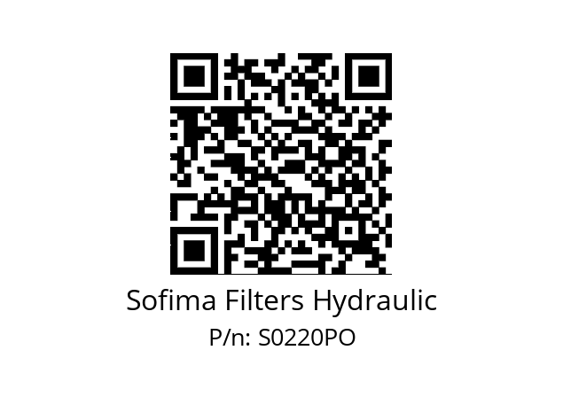   Sofima Filters Hydraulic S0220PO