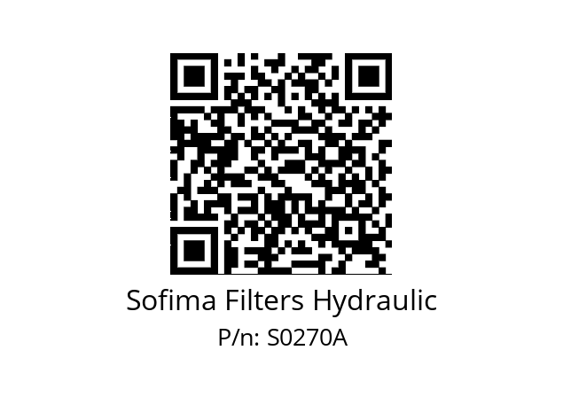   Sofima Filters Hydraulic S0270A