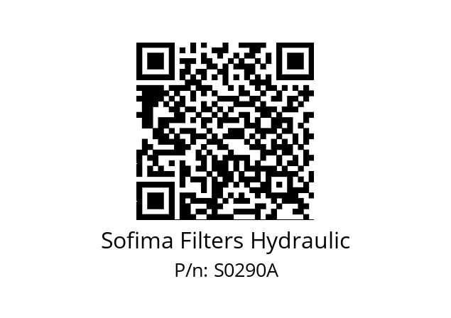   Sofima Filters Hydraulic S0290A