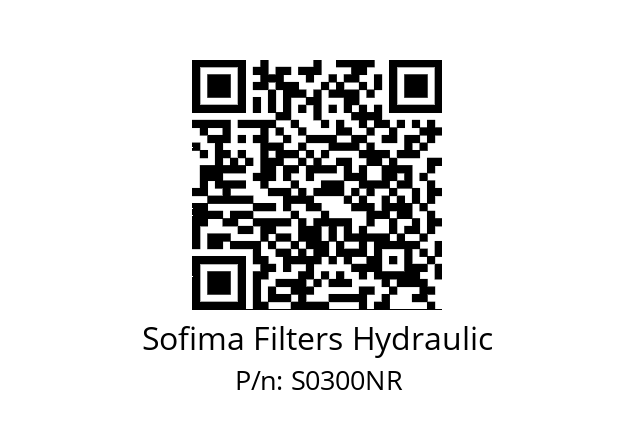   Sofima Filters Hydraulic S0300NR