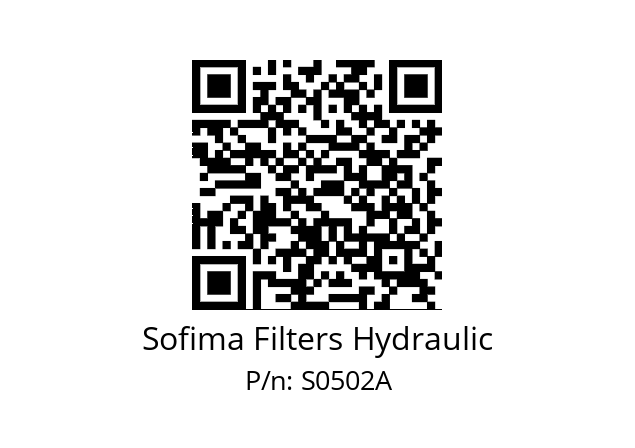   Sofima Filters Hydraulic S0502A