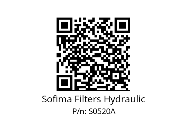   Sofima Filters Hydraulic S0520A