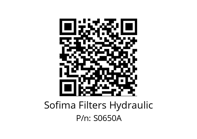   Sofima Filters Hydraulic S0650A